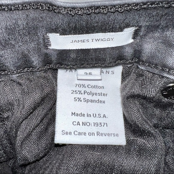 James Jeans Twiggy Black Distressed High Waisted Skinny Jeans - Picture 9 of 10